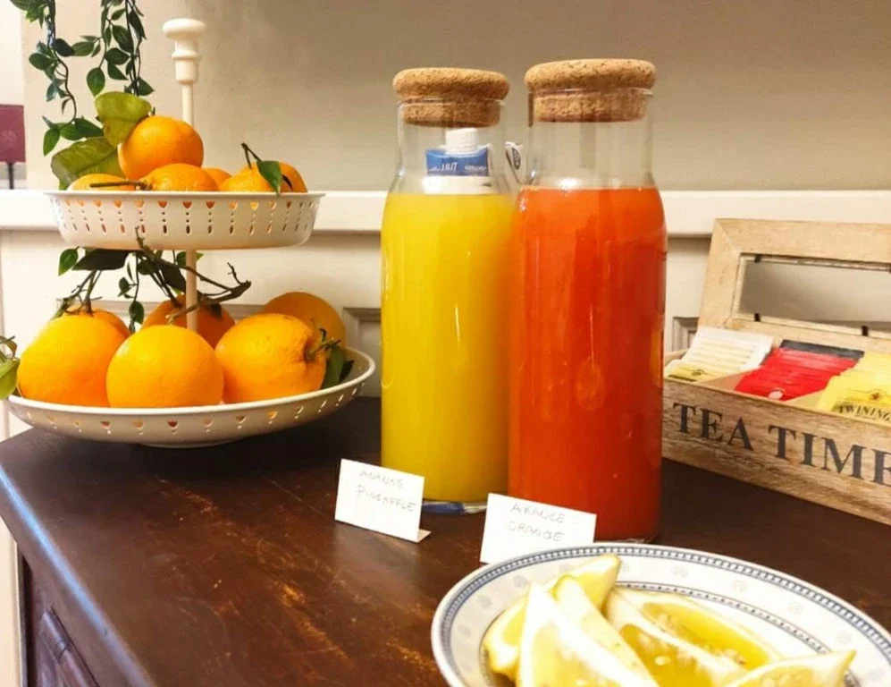 Succhi di frutta a colazione