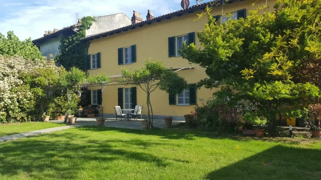 Facciata posteriore della villa